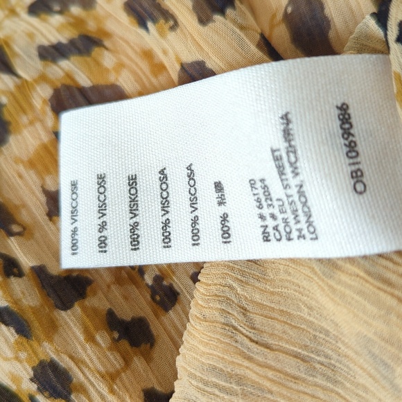 Free People Roma Animal-Print Top S - Picture 15 of 16